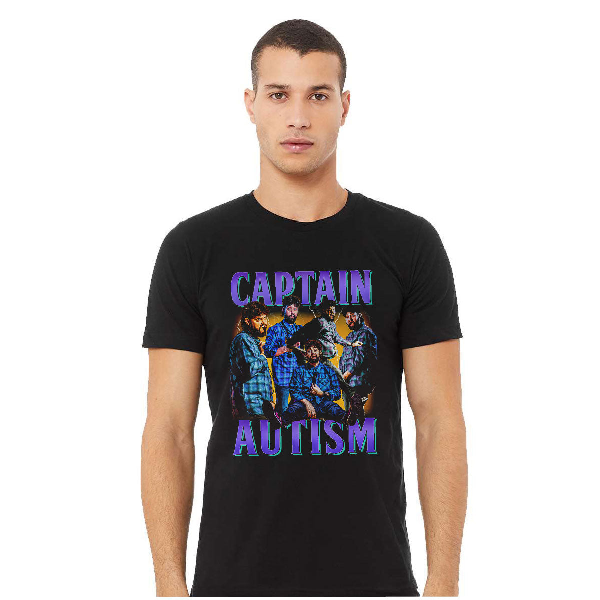 Captain Autism 90s Rap T